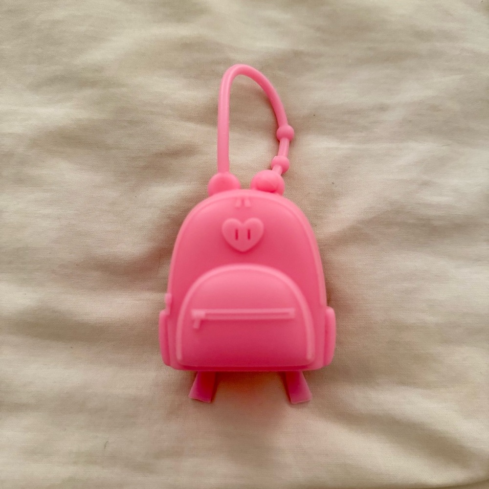 Bath & Body Works Pink Backpack Pocketbac Sanitizer Holder.